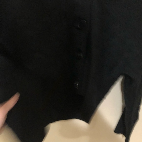 Tape Measure Wool Blend Button Front Cardigan SZ L - Picture 5 of 8